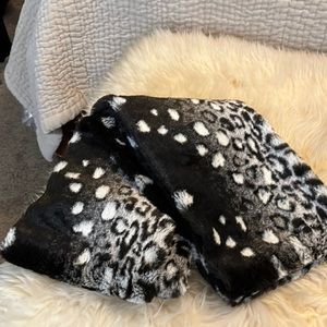 Beautifully soft animal print scarf
